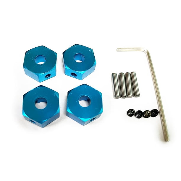 Montaje Hexagonal de Rueda Tholdsy RCGOFOLLOW 4 Uds Aleación de Aluminio Azul 1/10 ARRMA SENTON 3S