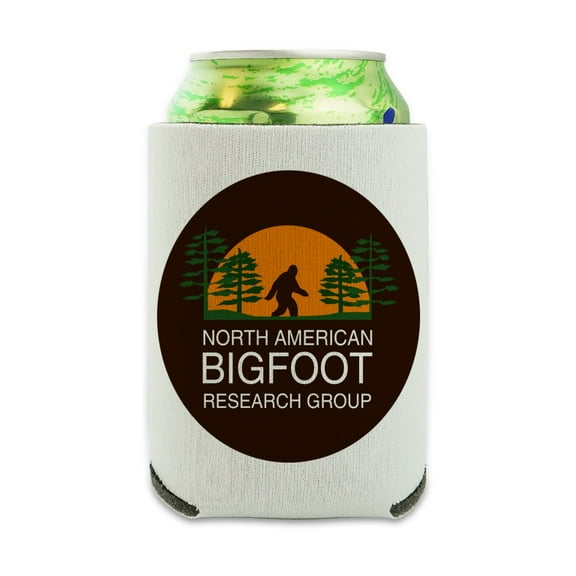 North American Bigfoot Research Group Can Cooler - Drink Sleeve Hugger Collapsible Insulator - Beverage Insulated Holder