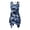 Sharks Camo Print, variant on HELLHERO Sleeveless Summer Sleeveless Dress, Sharks Camo Print Ladies Round Neck Sleeveless Casual Dress Polyester Side Pockets Sleeveless Sundress Asymmetric