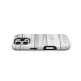 thumbnail image 4 of DesignSkinz Scratch-Resistant Hard Slim Case Compatible with iPhone 15 Plus (Compatible with MagSafe) - White & Gray Wood Planks, 4 of 9