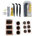 thumbnail image 2 of Kit de herramientas de reparación de neumáticos de bicicleta | Juego de parches con lima de metal de pegamento para palanca de neumáticos | Estuche de plástico portátil | Incluye 3 parches Spudgers, 2 of 8