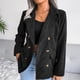 thumbnail image 1 of Chaqueta Blazer, Blazer de pana para mujer, Blazer de pana doble para mujer, Chaqueta de oficina de manga larga optimizada para la excelencia, 1 of 9