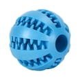 thumbnail image 1 of 5cm Natural Rubber Toy Dog Balls Set - Blue and Green, 1 of 5