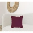 thumbnail image 5 of Merlot Solid Flange Edged Modern Down Throw Pillow, 5 of 5