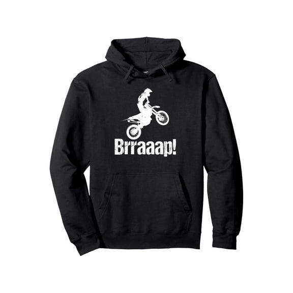 Brraaap Funny Dirt Bike Motocross Hoodie For Riders