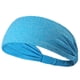 thumbnail image 4 of Diadema deportiva, diadema de yoga para mujer, diadema deportiva para hombre, diadema de fitness para correr, viajar y hacer ejercicio (rayas grises). Rojo Verde, 4 of 5
