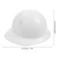 thumbnail image 3 of 10pcs Mini Construction Helmet Realistic Small Helmet Model Doll Helmet Decor Hat Decor, 3 of 7