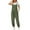Army Green, variant on Long Jumpsuits with Loose Casual Pockets for Women Lightweight, Elastic, Versatile