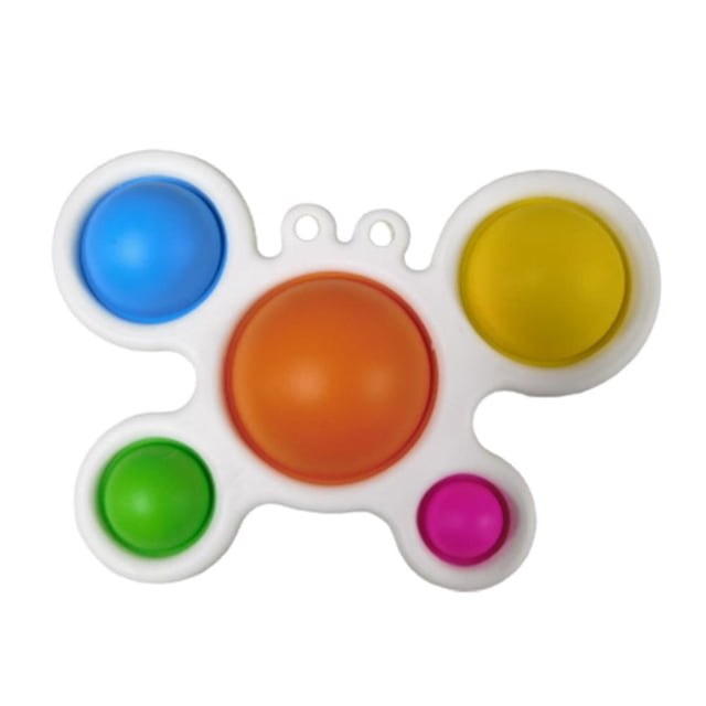 Tablero De Práctica Para Bebés, Juguete Para Apretar Sensorial, Burbujas De Silicona, Juguete De Mano Para Niños Y Adultos Minnieouse FN005552-00