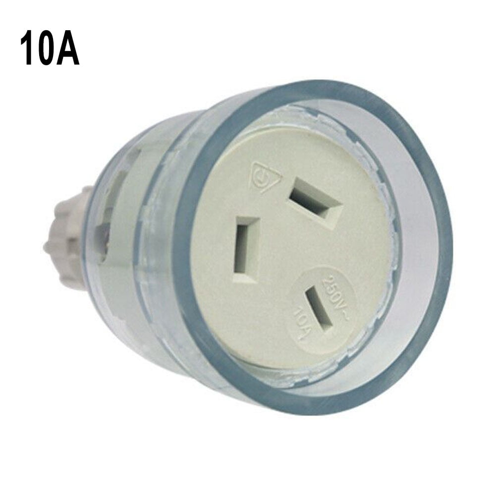 Lierteer 3 Pin Male Plug Female Socket 10A 10Amp 15A Clear Electrical Cable 240V 250V