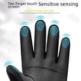 thumbnail image 3 of Guantes de esquí para hombre, impermeables, resistentes al frío, de terciopelo grueso, para deportes al aire libre, cálidos, con pantalla táctil, para montar en invierno, 3 of 5
