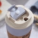 thumbnail image 4 of Matsuzay Botella de café de bambú, agua, leche, coche, refrigeración, vaso térmico, vaso de plástico, superficie lisa, vasos para viajes, senderismo Juegos de servir café y té Verde Matsuzay HA081745-01, 4 of 6