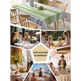 thumbnail image 5 of Sage Green Gray Table Cloth, Neutral Abstract White Ombre Texture Waterproof Tablecloth for Rectangle Tables, Reusable Washable Fabric Table Cover for Restaurant Kitchen Dining Tables 54"x108", 5 of 6