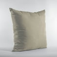 thumbnail image 3 of Plutus Brown Solid Shiny Velvet Luxury Throw Pillow - Double sided 16" x 16", 3 of 5