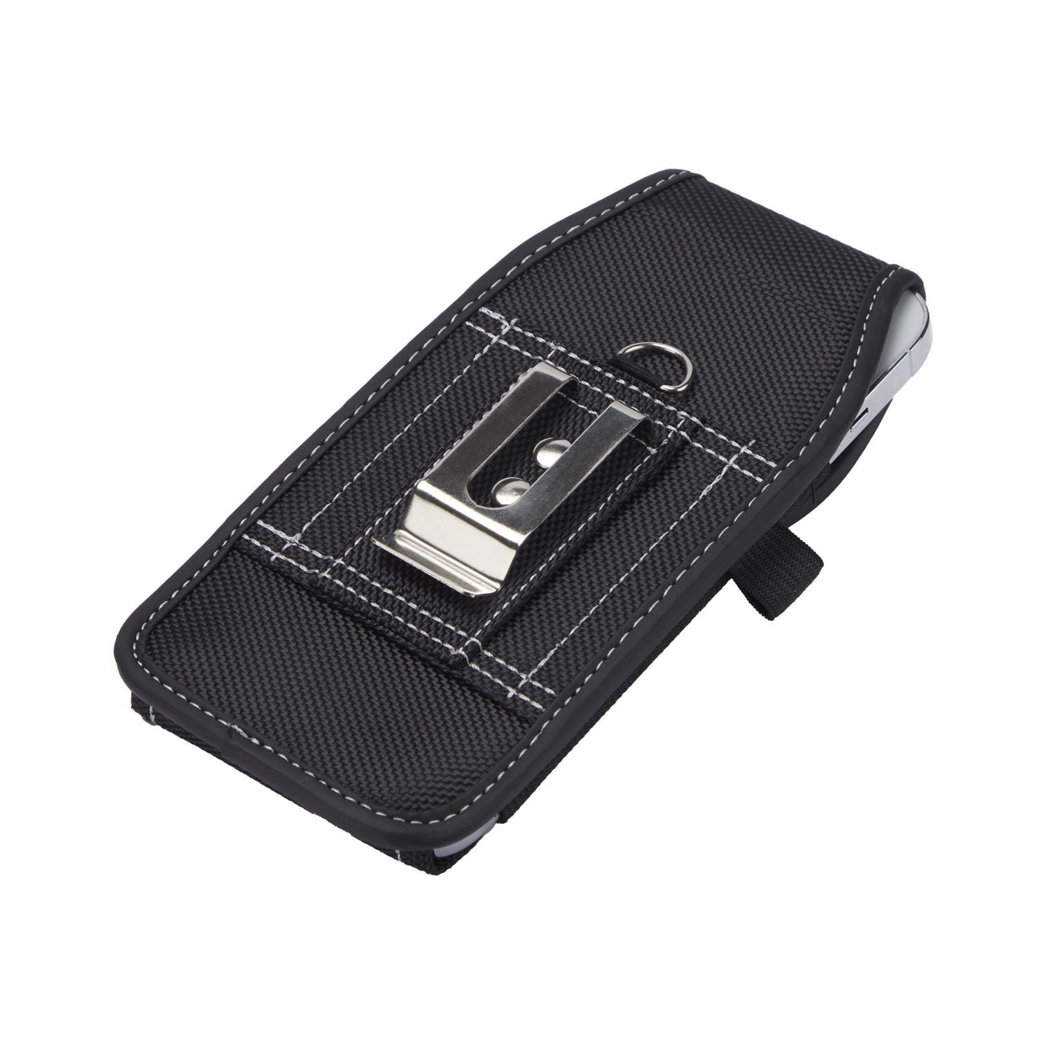 onn. Lightweight Universal Phone Case with Velcro Closure, Fits up to 6.1 in., Durable Belt Clip