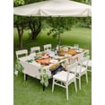 thumbnail image 3 of Outdoor Tablecloth with Umbrella Hole and Zipper, St. Patrick's Day Rectangle Table Cloth 54x80 Inch Waterproof Tablecloth, Green Gnomes Lucky Shamrocks Vintage Picnic Table Cover for Patio Camping, 3 of 7