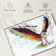 thumbnail image 6 of Elephant Stock Guardian Owl Wall Art - Horizontal Canvas Wall Art - Living Room Wall Decor - Animal Canvas - Beige And Gray Decor By Ashvin Harrison - 36" x 24", 6 of 8
