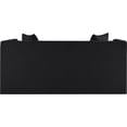 thumbnail image 5 of Meridian Furniture Everett Black Chenille Fabric Upholstered Loveseat, 5 of 14