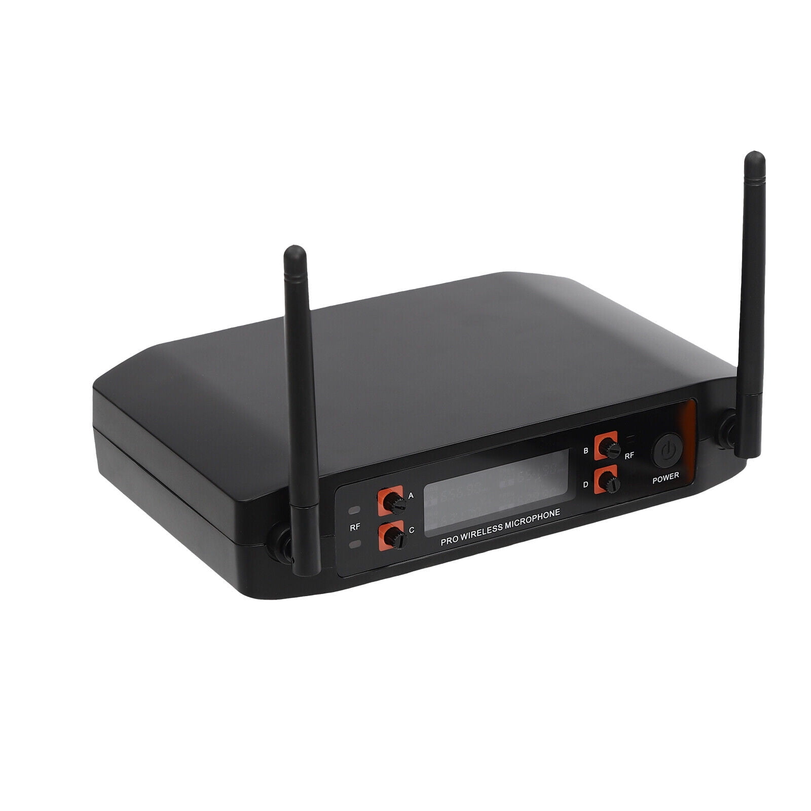 Wireless Microphone System with 4 Hand-held Microphones, 65.62ft Range, for Parties, DJs, Weddings, Karaoke, Home, KTV
