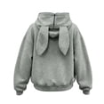 thumbnail image 6 of Cute Hoodies for Women Baeitkot Women's Fashion Solid Color Zipper Jacket Long Sleeve Coat with Pockets, 6 of 6