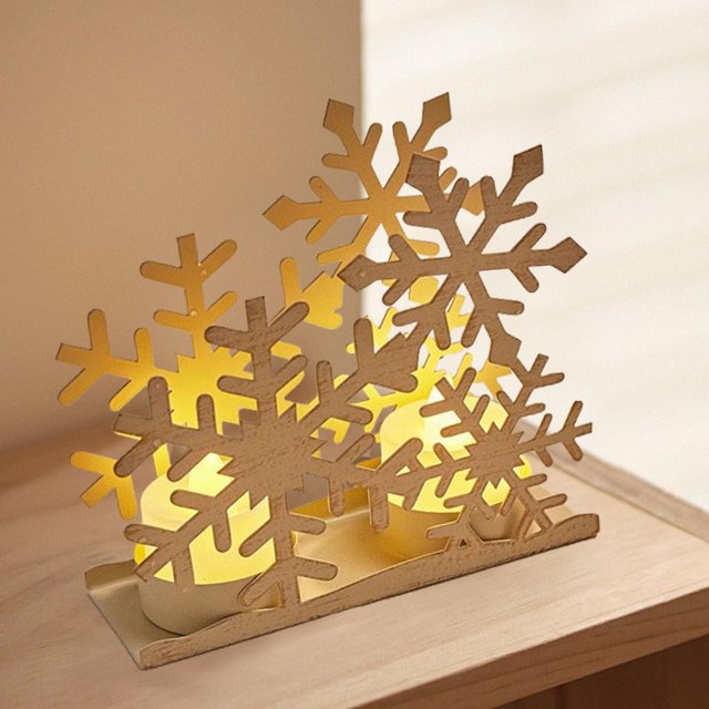 Candelabro de Navidad Macarena Centro de mesa Candelabro de hierro 12,1 cm x 4,8 cm x 11,7 cm