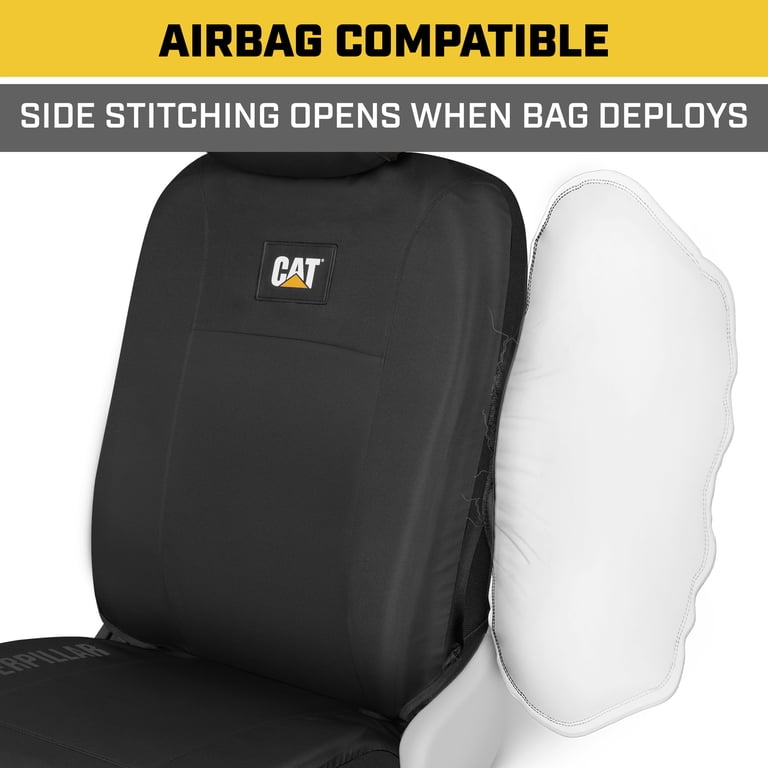 Caterpillar Heavy Duty Oxford Car Seat Cover, Universal Fit photo 7