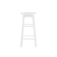thumbnail image 3 of Linon McMullen 24" Backless Indoor Round Counter Stool, White, 3 of 10