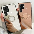 thumbnail image 6 of Compatible with Galaxy S23 Ultra Mirror Ring Case Makeup Diamond Bracket Cute Bling Mirror Stand Kickstand Fashion Luxury Shockproof Protective Cover for Girls Women-Sliver, 6 of 12