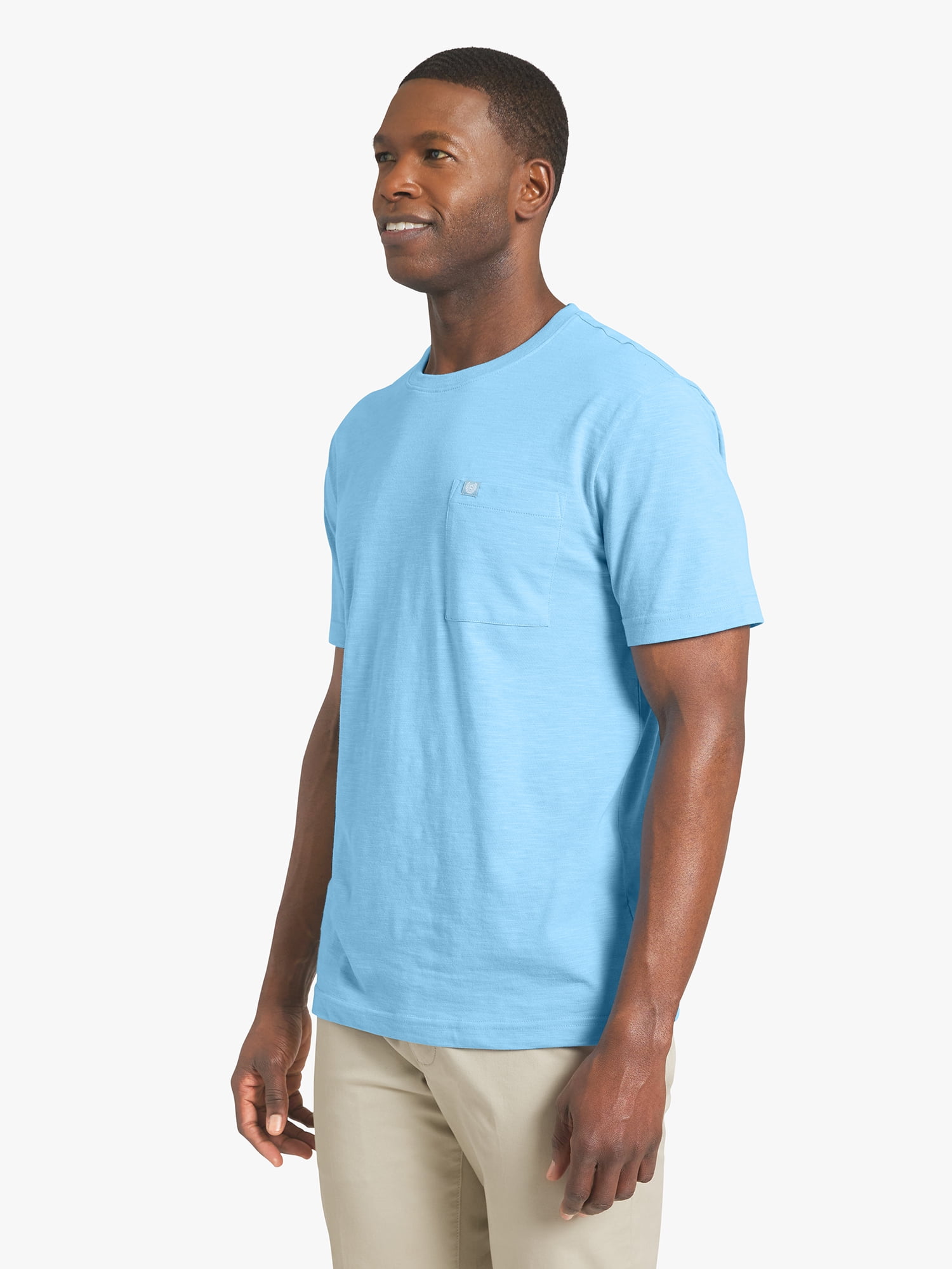 Chaps Men's & Big Men's Short Sleeve Slub Pocket T-Shirt, Sizes S-3XL