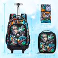 thumbnail image 3 of Mochila rodante WZLVO Dinosaur, resistente al agua, 21 pulgadas, 3 unidades, 3 of 8