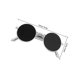 thumbnail image 2 of IFANLANDOR Accesorio De Clip Para Con De Gafas Redondas Retro En Metal Para Mujer, 2 of 8
