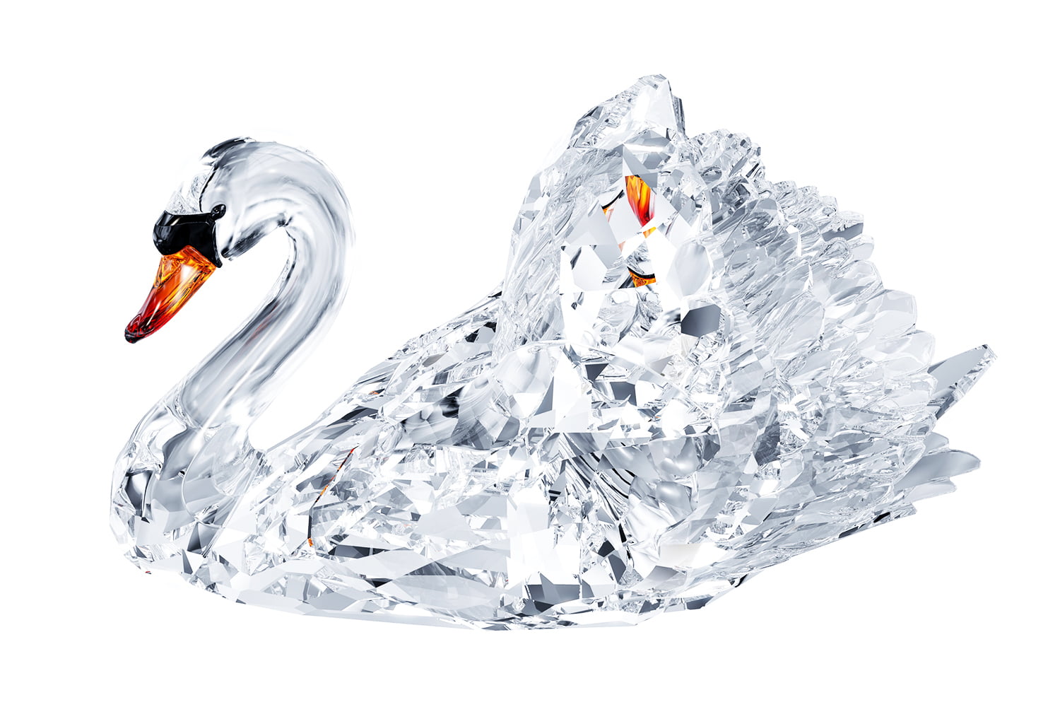 Swarovski Clear Crystal Figurine Graceful Swan Large 1141713