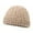 Beige, variant on AWZXDE Unisex Solid Color Casual Warm Retro Braided Knit Hat Cap for Outdoor Fashion Hat Cozy Winter Hats for Women and Men Brown,One Size
