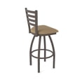 thumbnail image 2 of 410 Jackie 30" Swivel Bar Stool with Bronze Finish and Canter Sand Seat, 2 of 2
