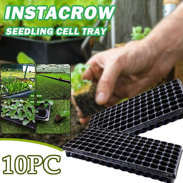 WREESH Plateaux de Semis à 105 Alvéoles - Plateaux de Germination en Plastique Sans BPA pour Jardinage