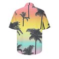 thumbnail image 4 of AHTJRT Stylish Men's Camouflage Print Button Down Short Sleeve Shirt Multicolor 2XL, 4 of 5