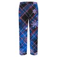 thumbnail image 3 of uublik Men's Pajama Sets Long Sleeve Pajamas for Men Lounge Plaid Pjs Set with Pockets, Blue, 3 of 4