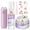 A3-Solid Nail Glue Gel Kit(15g+20ml), variant on SAVILAND Solid Builder Nail Gel Non-Sticky 3D Sculpting Gel for Nail Art, Clear, 60g/2.12 oz