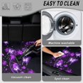 thumbnail image 4 of SEANATIVE 29 x 39 Inch Car Trunk Mat Heavy Duty Cargo Liner All Weather Non-Slip Backing Washable Universal Fit Auto Trunk Protector Cover for SUV Truck Van, Butterfly Floral Violet, 4 of 4