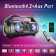 thumbnail image 2 of Altavoces Bluetooth Tenmiya A66 30W Portátil con Subwoofer Radio FM Luces RGB 10H de Reproducción, 2 of 3