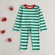 thumbnail image 3 of Conjuntos de Pijamas de Navidad para niños, ropa de dormir para bebés, niños y niñas, Pijamas de Navidad a rayas para niños pequeños, ropa de dormir de 0 a 6 años, nuevo, Otoño e Invierno, 3 of 4