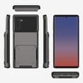 thumbnail image 6 of For Samsung Galaxy Note 10 Plus Case, Mantto Wallet Cover 5 Credit Card Slots Holder Flip Hidden Rugged Dual Layer PC & TPU 2 in 1 Protection Hybrid Tough Back Armor Phone Skin, Blue, 6 of 7