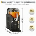 thumbnail image 6 of Slushie Machine for Home No Ice Needed, Frozen Drink Maker with LED Display & 6 Pre-Set Programs, 88 oz Large Capacity for Frozen Margaritas, 6 of 9