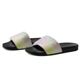 thumbnail image 3 of Neon Rainforest Women's Slides (Black, 9.5), 3 of 4