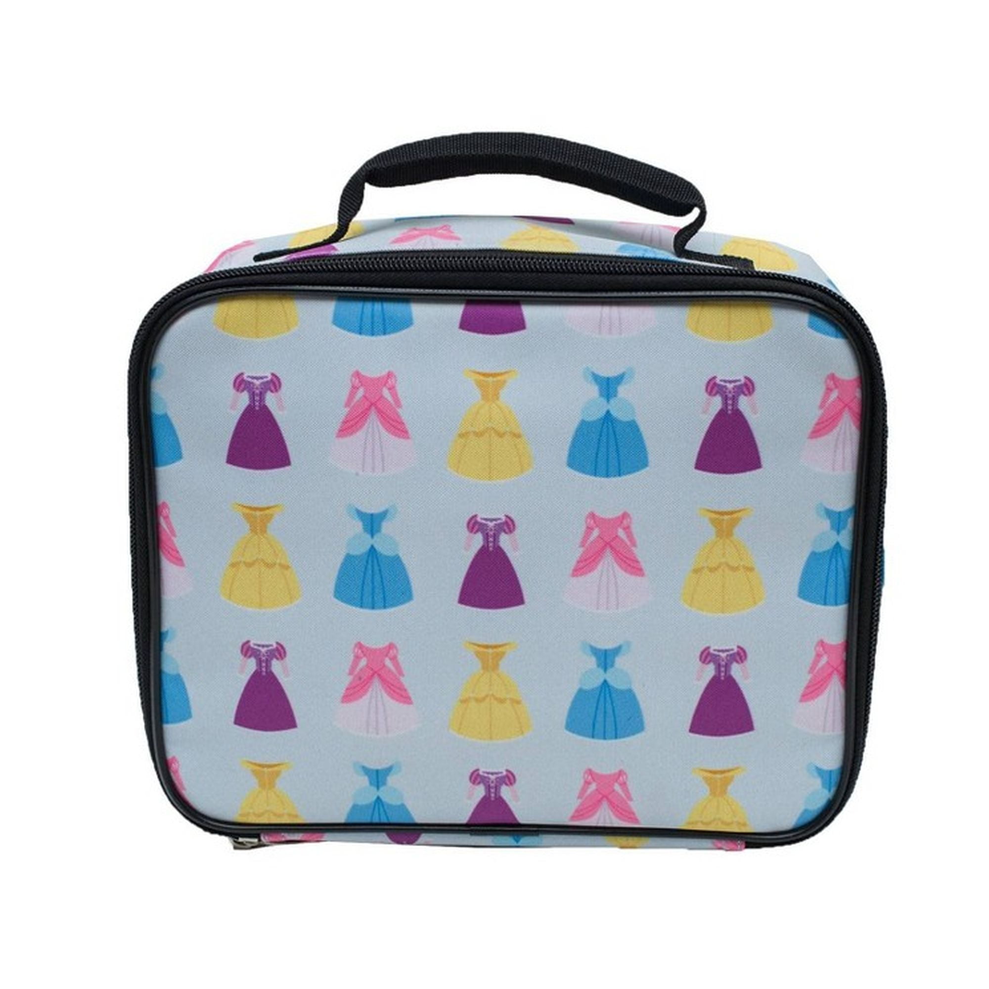 PRINCESS Insulated 3D Lunch Bag Box And Drink Sport Water Bottle Set 