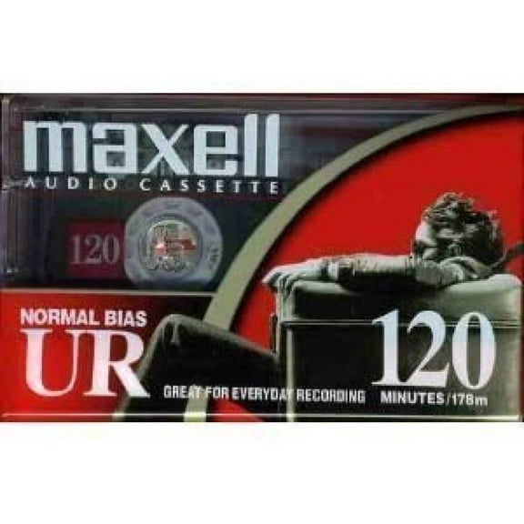 Maxell UR 120 - Cassettes- Normal BIAS - Box of 10 Cassettes