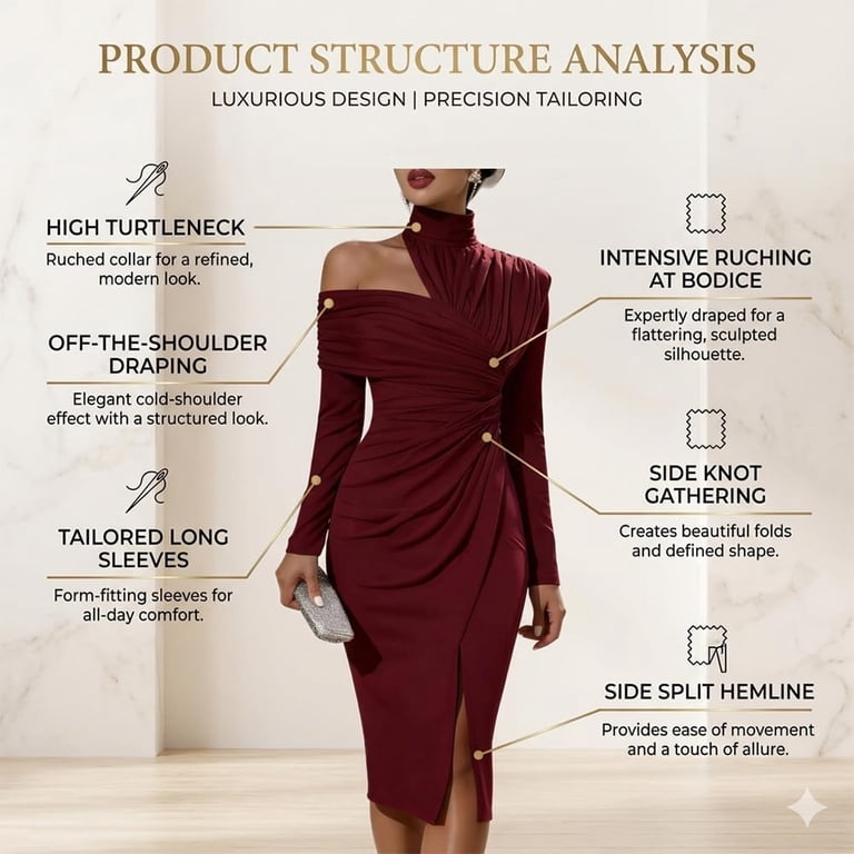 one sleeve ruched midi dress Jersey One Shoulder Ruched Midi Dress