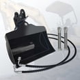 thumbnail image 3 of 24 Inch /600mm Tilting Bucket Accessories, Flat Tooth Backhoe Bucket, Mechanical Excavator Accessories, for Small Excavators from 0.8 Tons to 1 Tons to 1.5 Tons, 3 of 9
