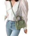 thumbnail image 4 of TRKIYQC Bolso de mujer Color sólido Cierre de cremallera Impermeable y usable Bolso de hombro de gran capacidad TRKIYQC perder, 4 of 8