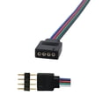 thumbnail image 2 of 10 Pcs 4 Pin Female Male Connector Cable for RGB 3528 5050 LED Strip Light, 2 of 7